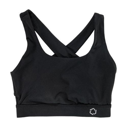 Top deportivo Hexagon Performance negro para dama AT3289