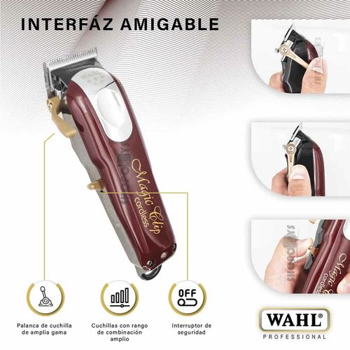 Rasuradora Wahl magic clip cordless tinto 8148