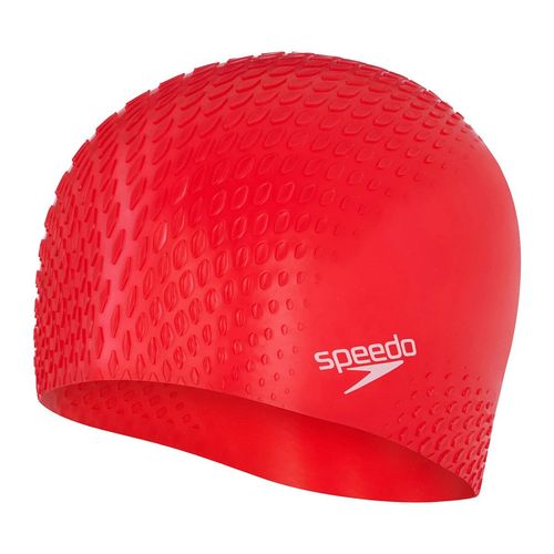 Gorro de natación bubble + cap Speedo rojo 8139546-446