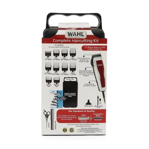 Maquina de corte de pelo Wahl con 10 peines blanco 79420-100mx