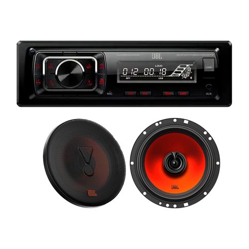 Paquete de autoestereo JBL negro celbrtypk150/62