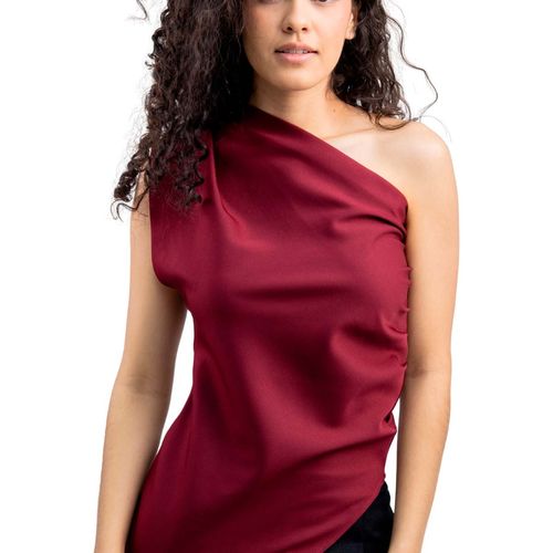 Blusa para dama Punto Sole tinto  BLUSA A-01