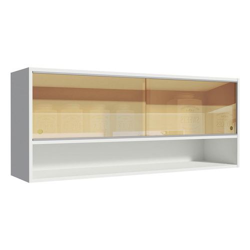 Gabinete superior Madesa 120cm glamy, lux y reims blanco