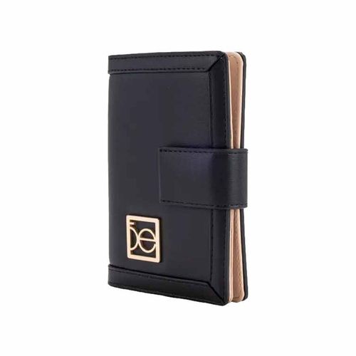 Cartera porta pasaporte Cloe negro para dama 7binp26246