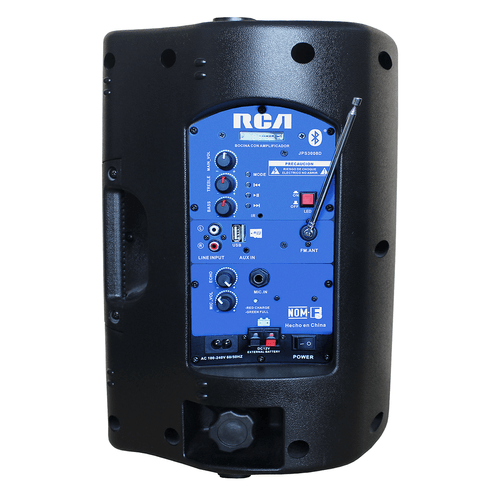 Bocina de 8p Rca negro jpps3008