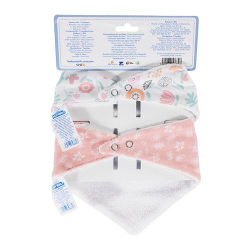 Set de baberos  Baby Mink multicolor BM11E