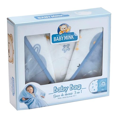 Cobertor doble vista  Baby Mink azul  BM35B
