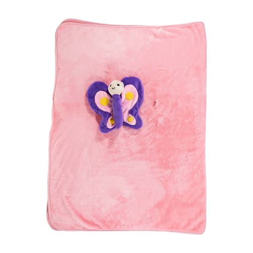 Cobija mariposa Jake And Friends rosa  BUTTERFLY