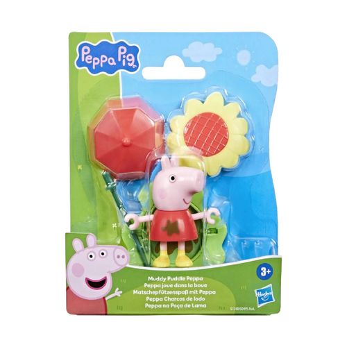 Figura Peppa Pig muddy puddle rosa g0495