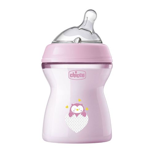 Biberón Chicco natural feeling rosa 81323100000