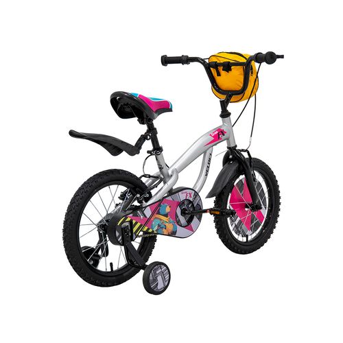 Bicicleta Veloci Gran FX BMX Rodada 16 Plata Infantil