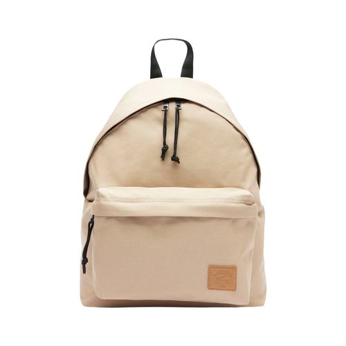 Mochila Lacoste para caballero beige nu5179zu-c87