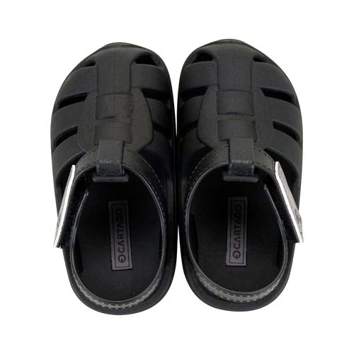 Sandalia casual Cartago negro para niño 12118-BK667