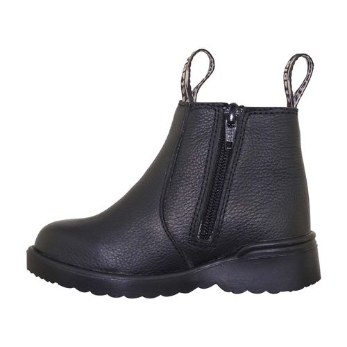 Bota casual Establo negro para niño 501