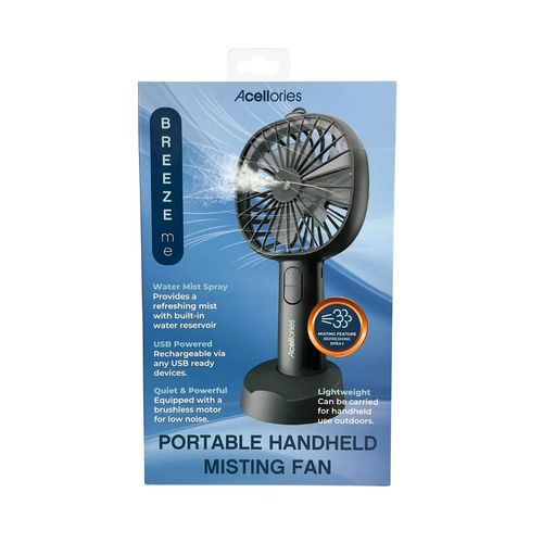 Ventilador Kole Imports portátil negro ao642