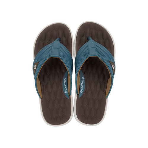 Sandalia casual Cartago azul para caballero 12496-BL907
