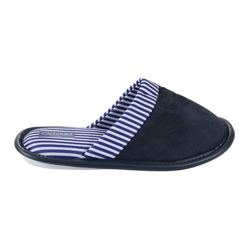 Pantufla Stahl azul para dama 10015