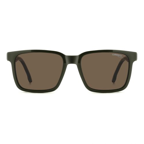 Lentes oftálmicos con clip Carrera verde para caballero 207604tbo53sp
