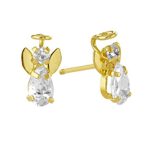 Broquel oro 14k mini angel 14b0-462