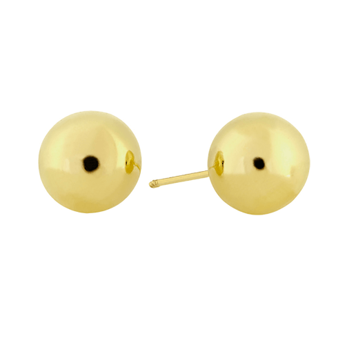 Broquel Oro 14K Bola 14B2-153