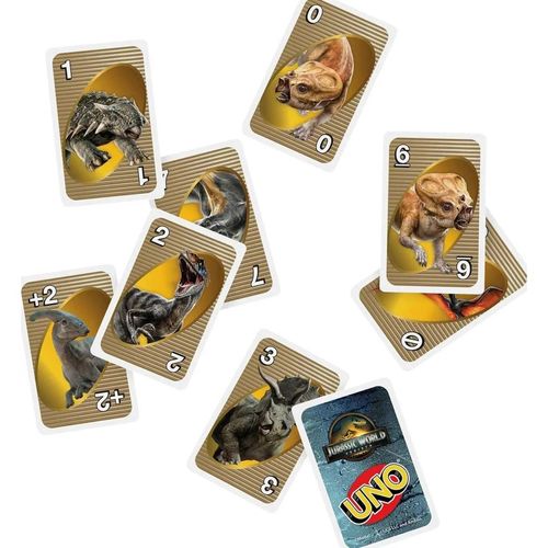 Juego de mesa Uno jurassic world rebirth multicolor jft28