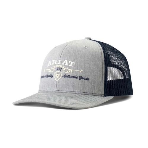 Gorra Ariat para caballero gris A300082720
