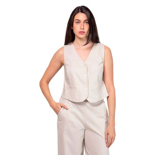Chaleco para dama Stop beige 28099