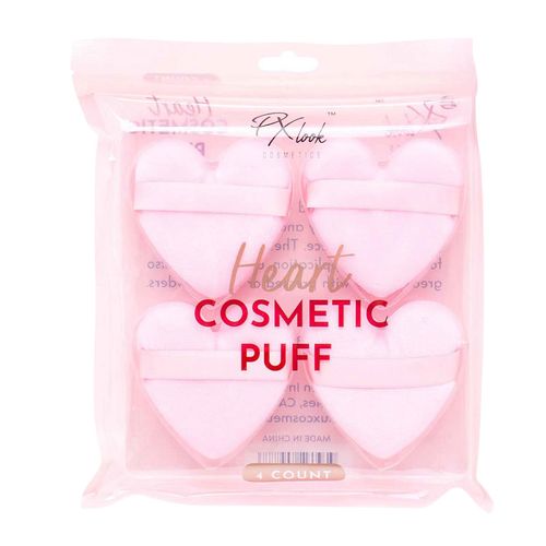 Esponja de maquillaje Joia en forma de corazon  rosa N-988