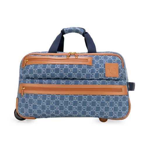 Maleta duffle bag con ruedas Cloe para dama azul 2eqco25621azu