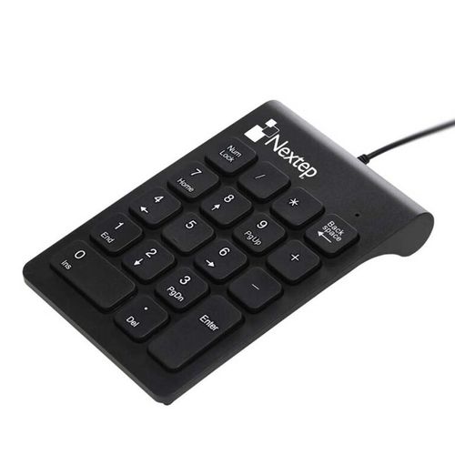 Teclado númerico Nextep alámbrico negro ne-417