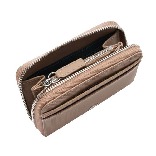 Cartera casual Lacoste café para dama nf4764dz