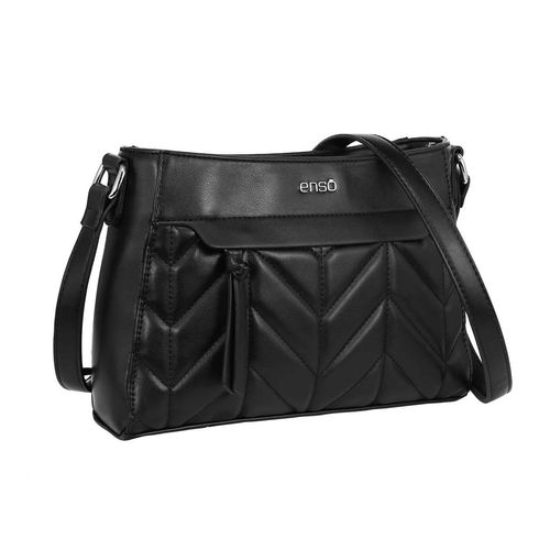 Bolso crossbody Enso negro para dama eb253303cbb