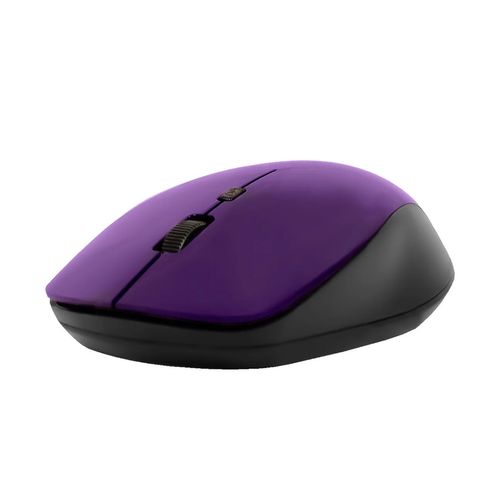 Mouse para computadora Perfect Choice inalámbrico con sensor optico morado pc-045113