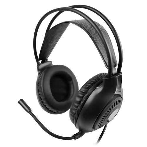 Audífonos de diadema Perfect Choice para streaming negro pc-112150