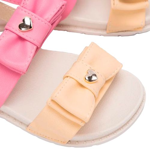 Sandalia casual Molekinha rosa para niña 2341.128.9569-1