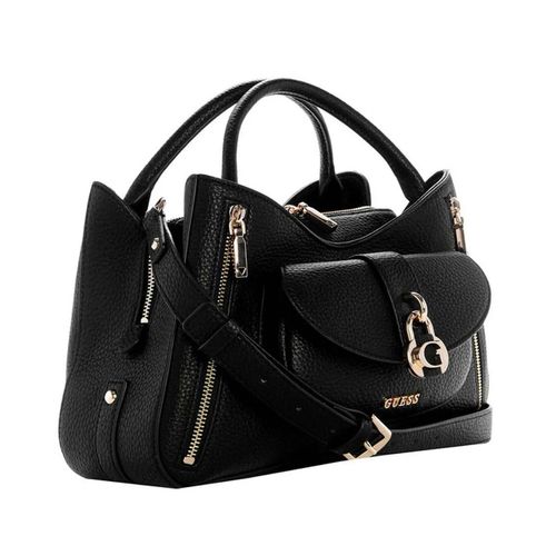 Bolso satchel Guess negro para dama bg836206-bla
