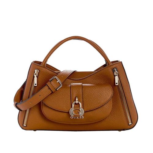Bolso satchel Guess café para dama bg836206-car