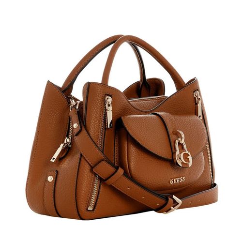 Bolso satchel Guess café para dama bg836206-car