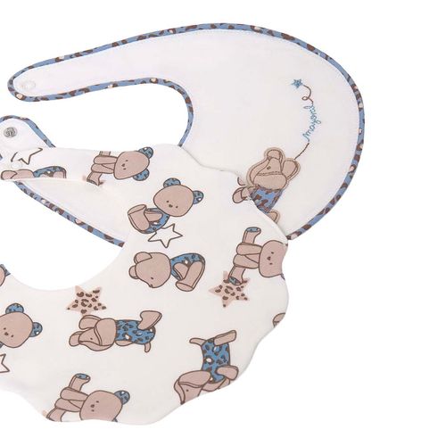 Set de baberos Newborn blanco para bebé 0m 9952