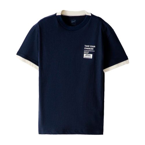 Playera para joven Gef azul 730700