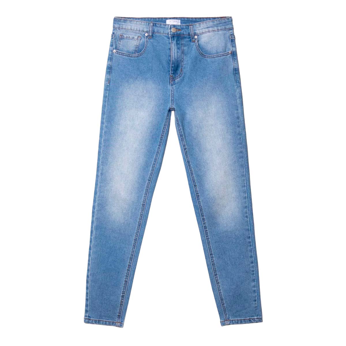 Pantalón de mezclilla Stop azul para dama 28269