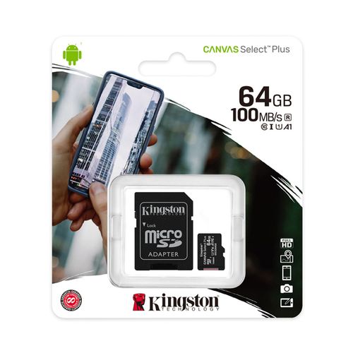 Memoria Micro SD Kingston SDcs2-64Gb Clase 10