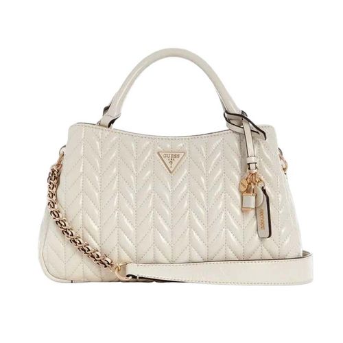 Bolso satchel Guess beige para dama tq972006-sto