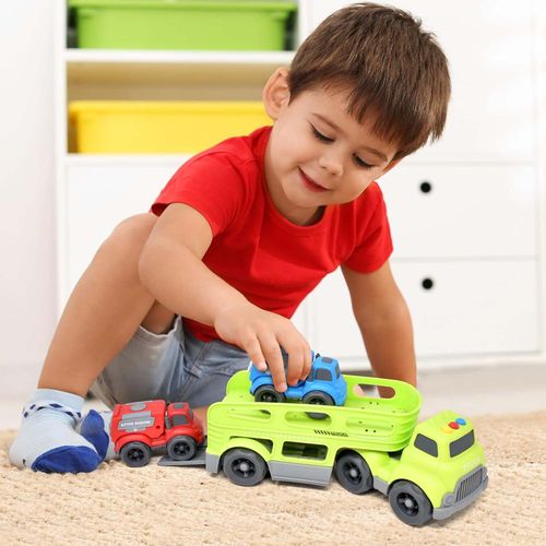 Camión transportador nodriza 3 piezas kineti truck verde HP1204626VE