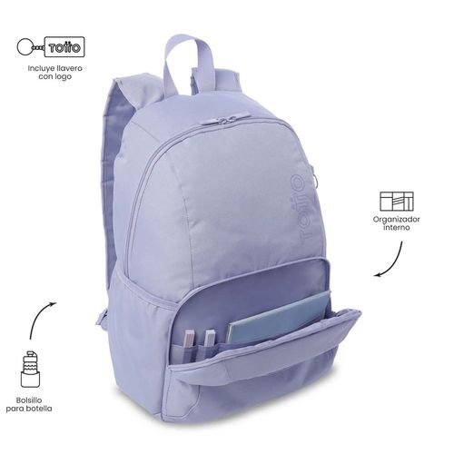 Mochila Totto escolar morado MA04SHM005-2610