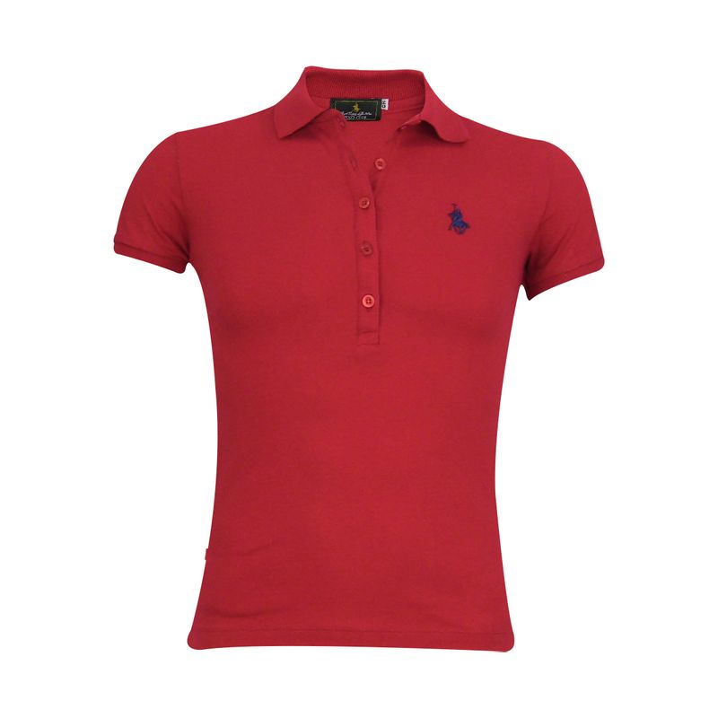 Playera discount polo roja