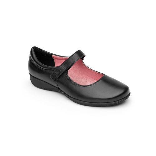 Zapato Escolar Para Niña Flexi Negro 35802