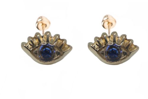 Broqueles Mc para niña dorado R-305-14K