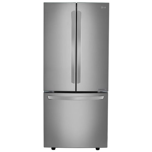 Refrigerador bottom mout LG 22p 3p acero inoxidable gf22bgsk