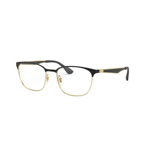 Lentes Ray Ban Sand Gold-Rubber Black 0Rx6356